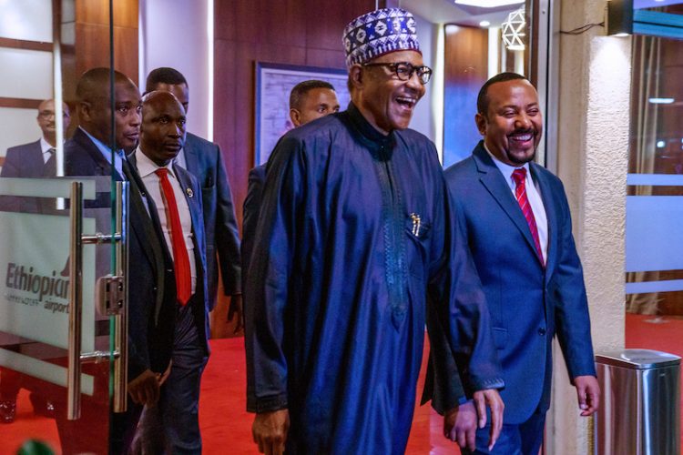 Photos: President Buhari arrives Addis-Ababa, Ethiopia