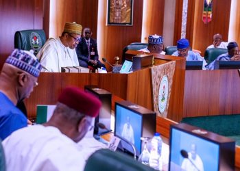 Photos: President Buhari Swears-In National Assembly Service Commission Members in State House on 26th Feb 2020