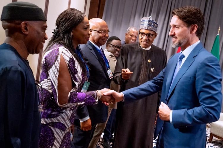 Photos: President Buhari in a Bilateral Meeting with Canadian PM Justin Trudeau, in Addis Ababa