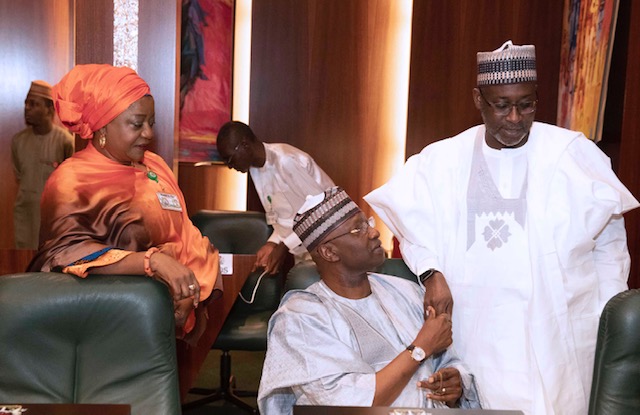 President Buhari presides over FEC meeting, on Wednesday