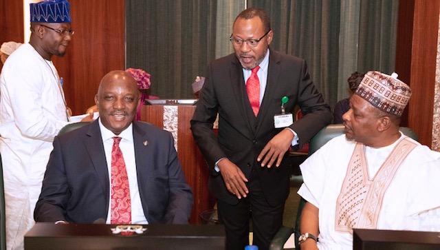 President Buhari presides over FEC meeting, on Wednesday