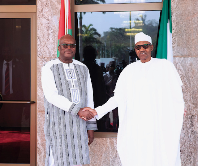 Photos: President Buhari receives President Of Burkina Faso H.E Kabore