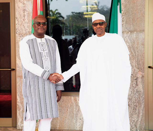 Photos: President Buhari receives President Of Burkina Faso H.E Kabore