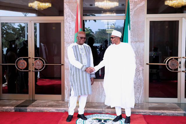 Photos: President Buhari receives President Of Burkina Faso H.E Kabore