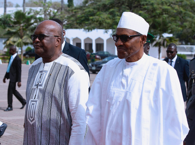 Photos: President Buhari receives President Of Burkina Faso H.E Kabore