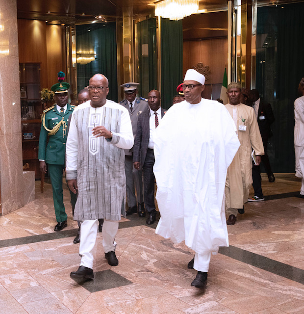 Photos: President Buhari receives President Of Burkina Faso H.E Kabore