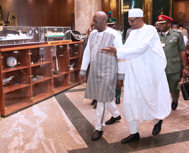 Photos: President Buhari receives President Of Burkina Faso H.E Kabore