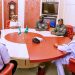 NSA Monguno absent as Buhari meets Service Chiefs