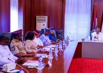 Photos: President Buhari Officially presents to the Public, The Nigeria Visa Policy (NVP) 2020 in State House on 4th Feb 2020