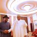Buhari meets Governor Douye Diri, promises to work for peace in Bayelsa, Niger Delta