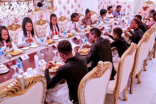 CHILDREN’S DAY SPECIAL: File photos of President Muhammadu Buhari with Nigerian children