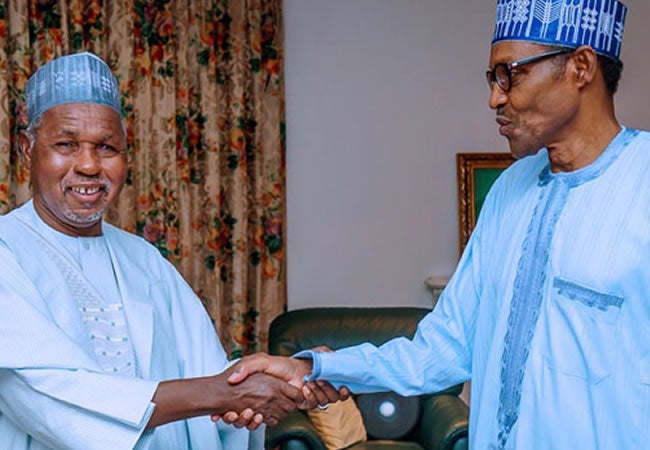 Buhari condoles with Masari over mother-in-laws death