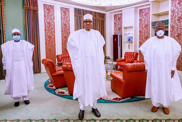 Photo: Tambuwal briefs Buhari