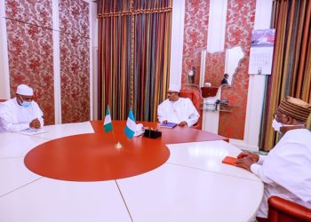 Photo: Tambuwal briefs Buhari