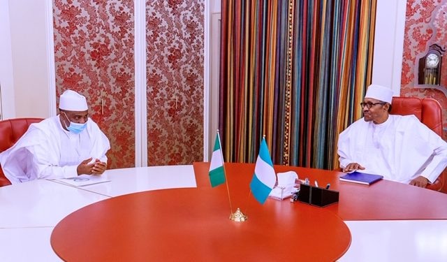 Tambuwal meets Buhari, demands more military presence in Sokoto
