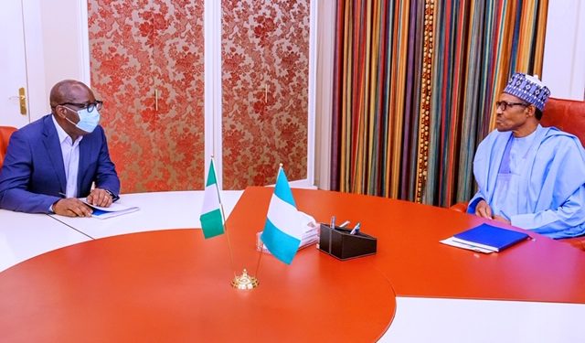 Edo polls: Obaseki visits Buhari, seeks presidential blessings