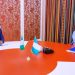 Edo polls: Obaseki visits Buhari, seeks presidential blessings