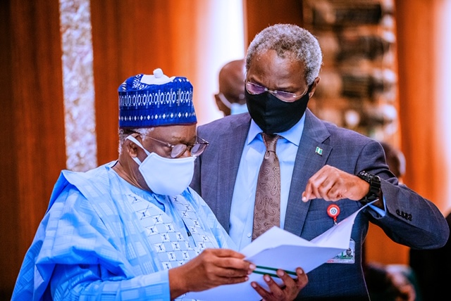 President Buhari presides over a virtual FEC meeting, on Wednesday