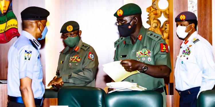 Insecurity: Your best not good enough, Buhari tells security chiefs