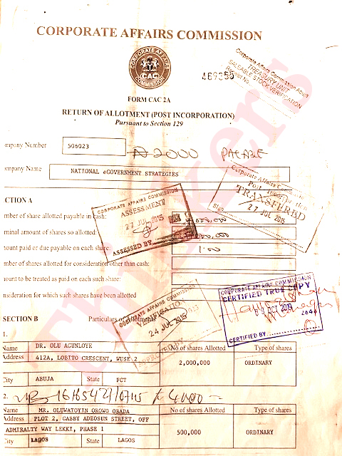 How Interior Ministry paid N1.1 billion to fraudulently registered ‘National eGovernment Strategies Limited’