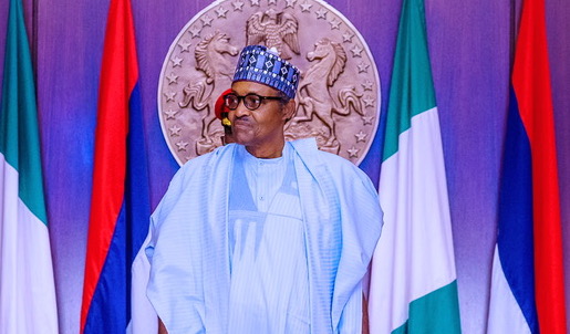 President Buhari presides over a Virtual FEC meeting in State House on 8th July 2020