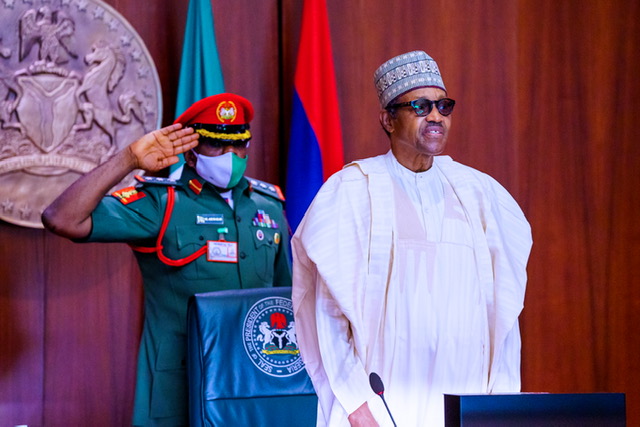 President Buhari presides over virtual FEC meeting, at the State House, on Wednesday