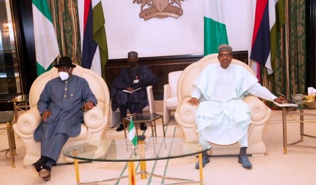 Buhari receives briefing on Mali crisis from ECOWAS special envoy, Goodluck Jonathan
