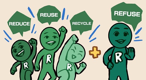 Refuse, reduce, reuse, recycle