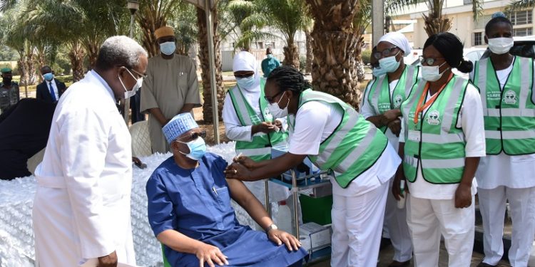 Buhari’s Chief of Staff, PS State House, senior aides receive COVID-19 vaccines