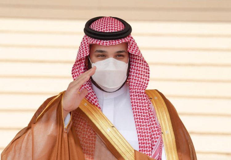 Saudi Arabia’s Crown Prince Mohammed bin Salman receives Iraqi Prime Minister Mustafa Al-Kadhimi in Riyadh