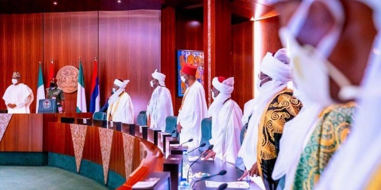 Traditional rulers meet Buhari, express concern over insecurity