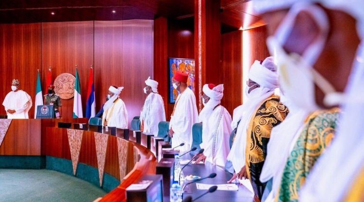 Traditional rulers meet Buhari, express concern over insecurity
