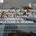 A re-definition of the term “public character” and its impact on the taxability of Non-governmental organisations in Nigeria
