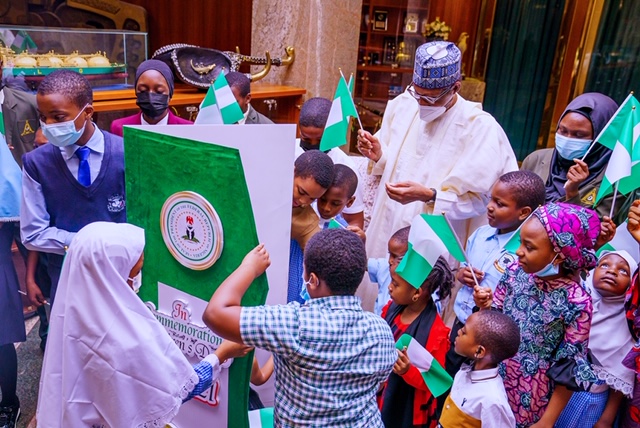 Buhari to Nigerian children: Our greatest legacy is to give you a better country