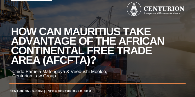 How can Mauritius take advantage of the African Continental Free Trade Area?
