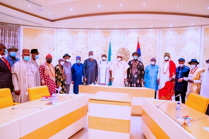 Nigeria’s unity: Buhari commends Ijaw leaders, pledges action on environmental degradation