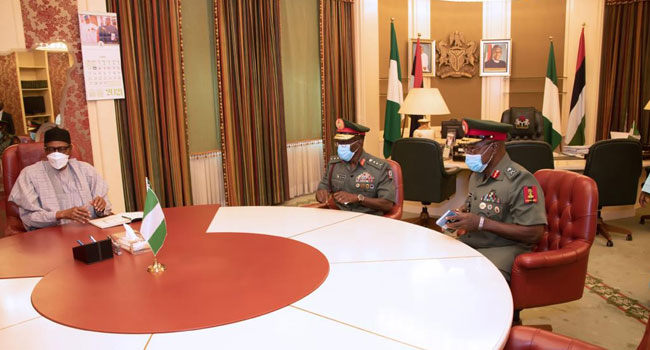 Buhari meets new Chief of Army Staff