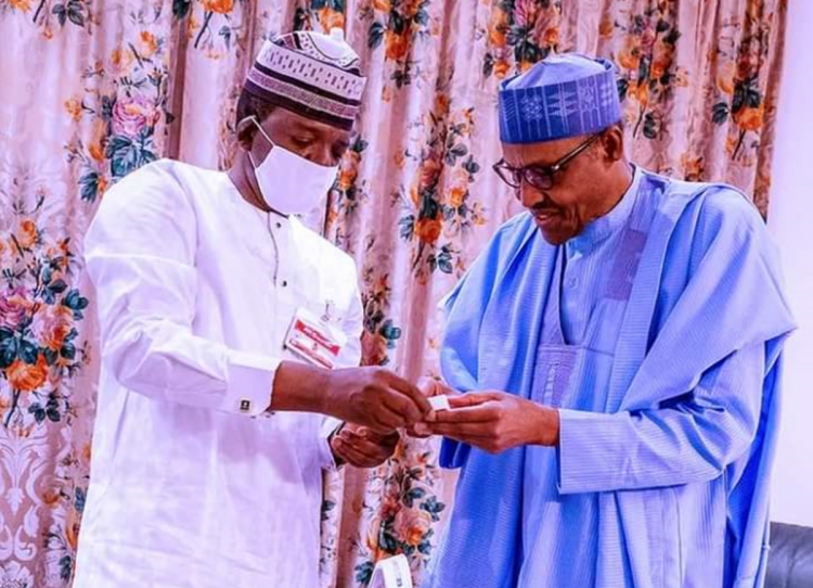 Buhari welcomes Gov Matawalle into APC, says party’s performance makes it more popular