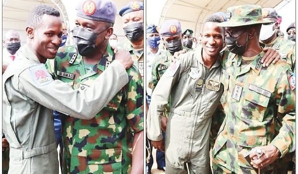 Buhari applauds Airforce pilot, Flight Lieutenant Abayomi Dairo, for gallantry