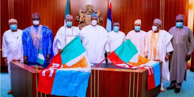 Defection: APC best for your people, Buhari tells Zamfara, Cross River governors