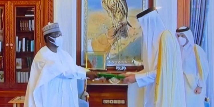 Nigerian Ambassador to Qatar presents Letters of Credence to Sheikh Tamim bin Hamad Al-Thani