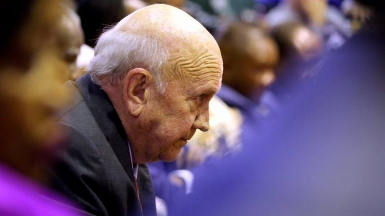 Frederik de Klerk was a remarkable moral force for change – Buhari