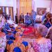 Buhari condoles with the Shonekans in Lagos