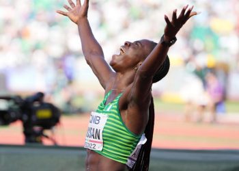 Buhari celebrates track superstar, Amusa, for winning gold at World Athletes Championship 2022