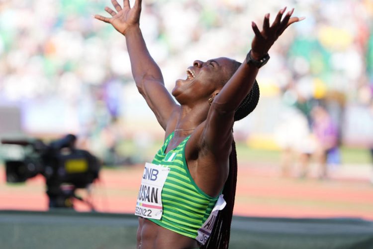 Buhari celebrates track superstar, Amusa, for winning gold at World Athletes Championship 2022