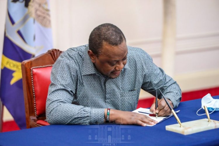 Kenyatta signs 6 parliamentary bills into law