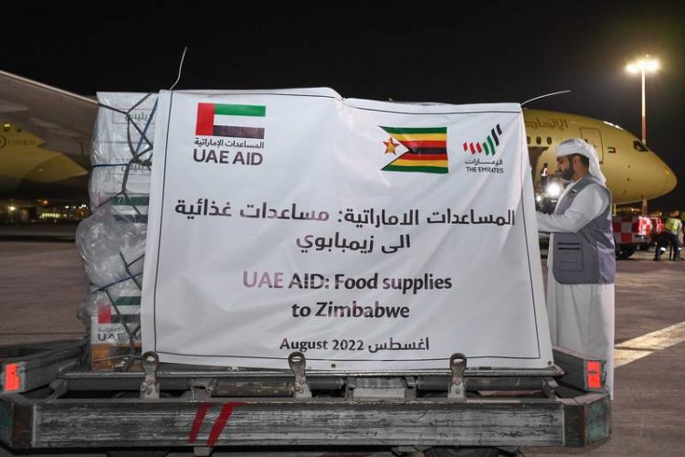 UAE donates 50 tonnes of food items to Zimbabwe