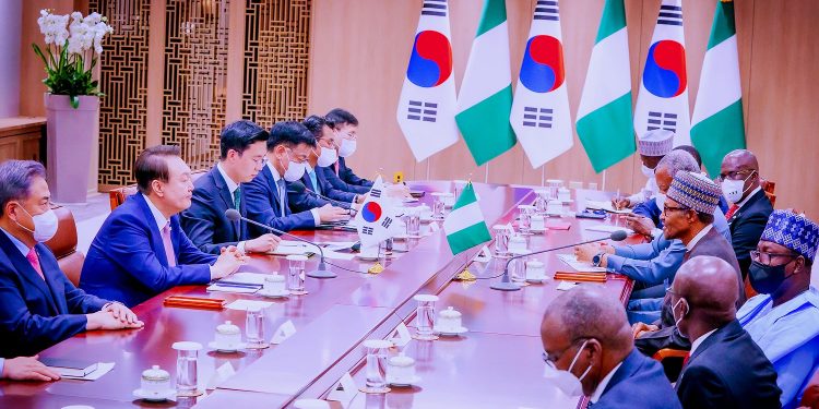 Buhari calls for increased Korean investment in Nigeria, pledges improved business environment
