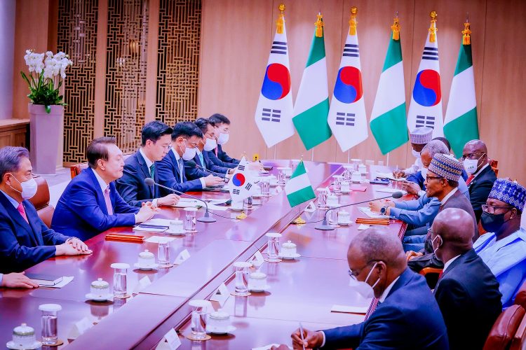 Buhari calls for increased Korean investment in Nigeria, pledges improved business environment