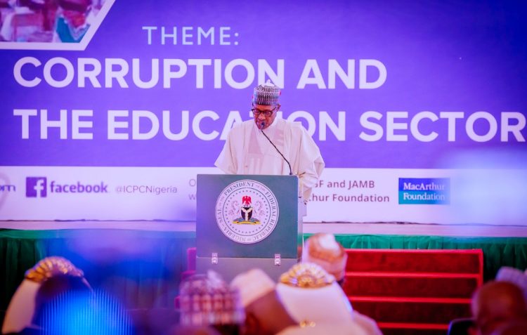 Corruption in education sector undermining govt investments – Buhari